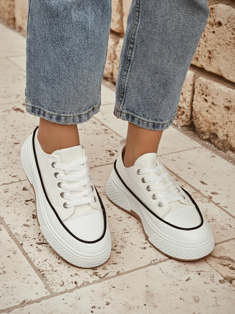 Royalfashion Дамски платформи обувки Beemes