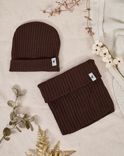 Зимен комплект Royalfashion универсален - шапка с грълогрейка