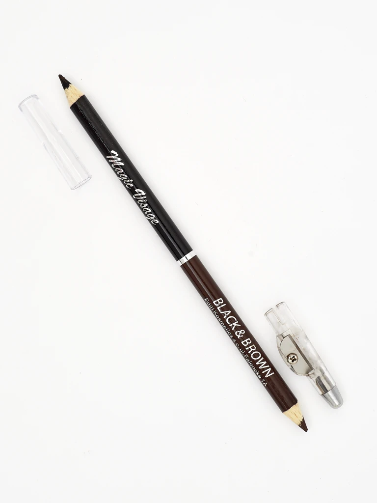 Двуцветен молив за вежди с острилка Brow Duo Shade