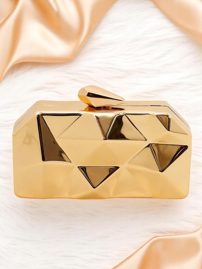 Royalfashion Дамска чанта тип плик Metal Muse