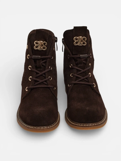 Ажурни дамски боти от естествена кожа Aurelias