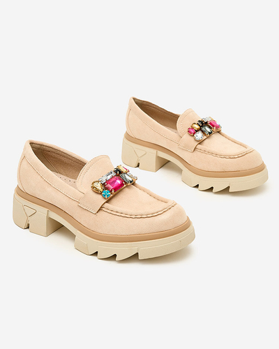 Royalfashion Мокасини с цветни камъни Sariner