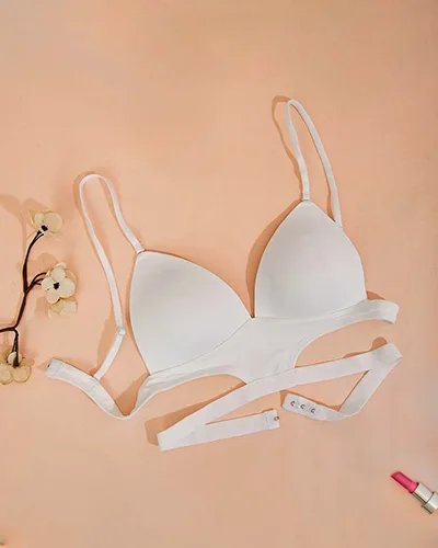 Royalfashion Дамски сутиен с декоративни презрамки