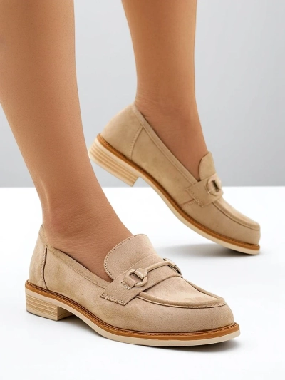 Royalfashion дамски экосуйд мокасини Etolie