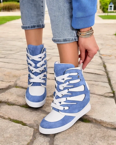 Royalfashion Дамски спортни ботуши на ток Pamstinsa