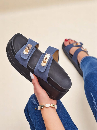 Royalfashion Дамски сандали на платформа с катарами Dalia