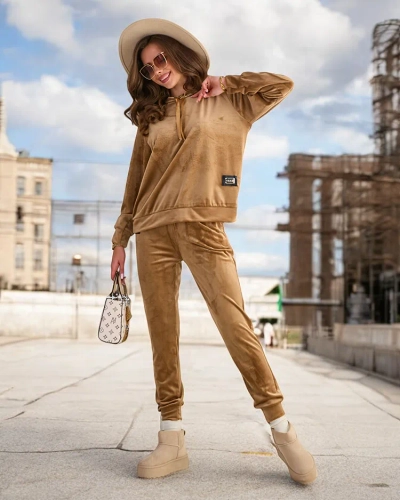 Royalfashion Дамски комплект а'ла велур