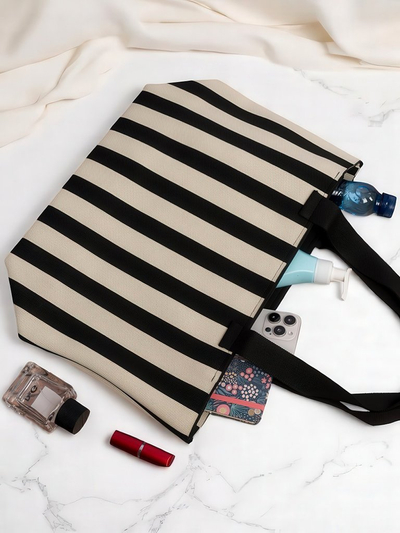 Роялфашън Платнена Чанта Stripe Daily