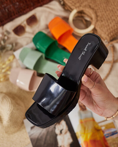 Royalfashion Дамски джапанки Vovos с нисък ток