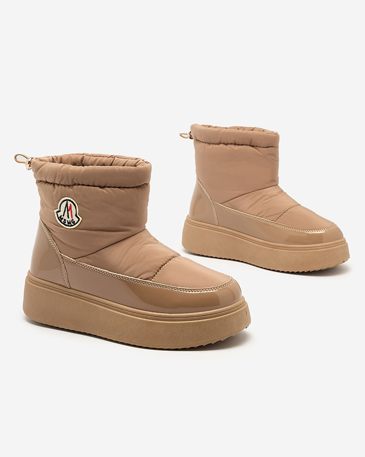 Royalfashion Дамски ботуши за сняг в кафяв цвят Ademra