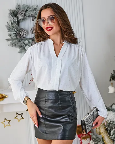 Royalfashion Дамска риза с камъни