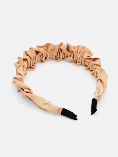 Royalfashion Лента за коса с драперия и перли