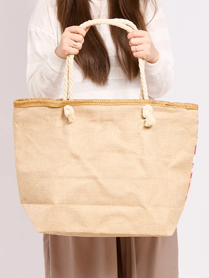 Royalfashion Голяма плажна чанта с принт