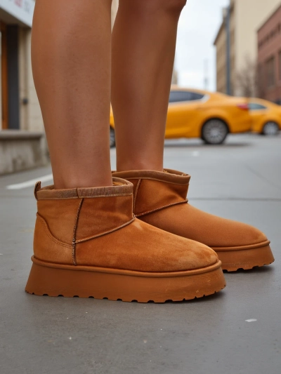 Royalfashion Къси обувки, наподобяващи дамски зимни ботуши Fortesse