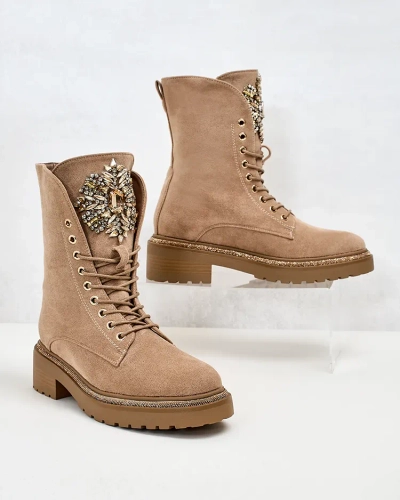 Royalfashion Дамски високи ботуши Sinno