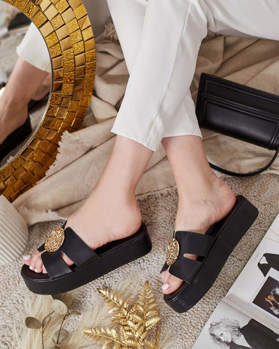 Royalfashion Women's Emicia platform flip-flops