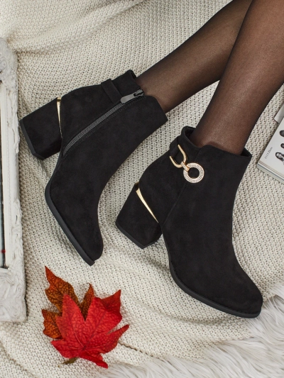 Дамски боти от еко велур на ток Talrima