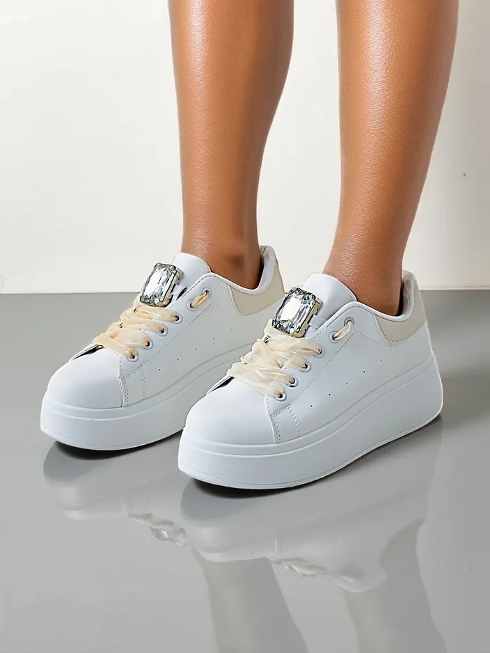 Royalfashion дамски спортни маратонки на платформа Safirrat