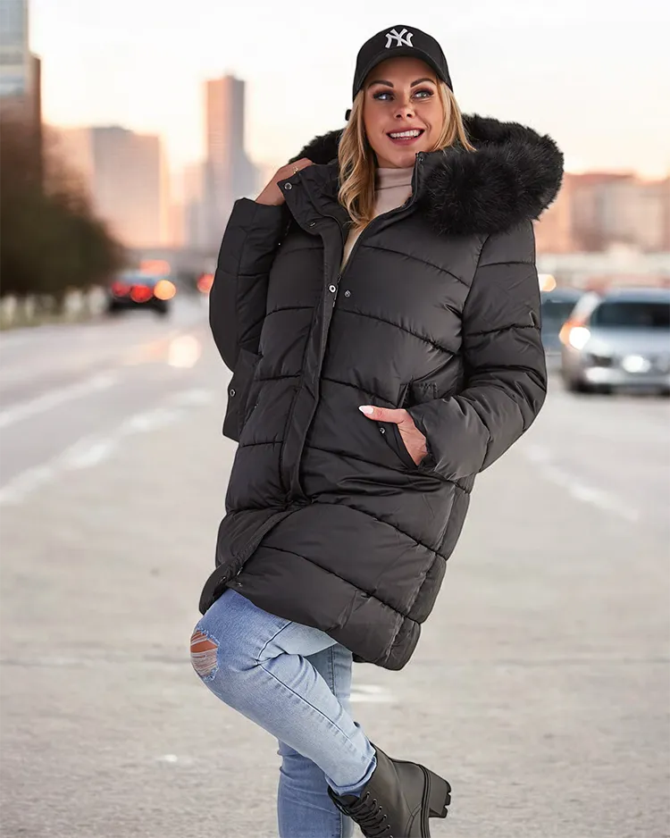 Royalfashion Дамско ватирано зимно яке