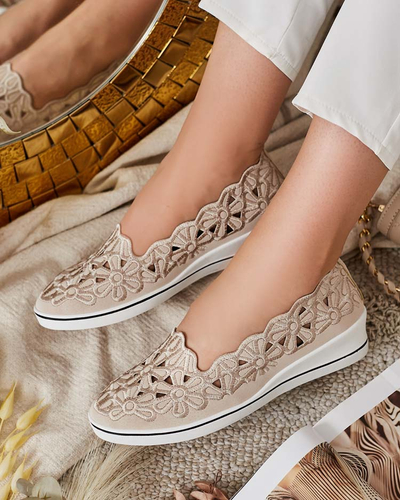 Royalfashion Дамски полуобувки на нисък ток Dellio