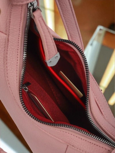 Royalfashion Малка дамска чанта от еко кожа с декоративна каишка Lacquea