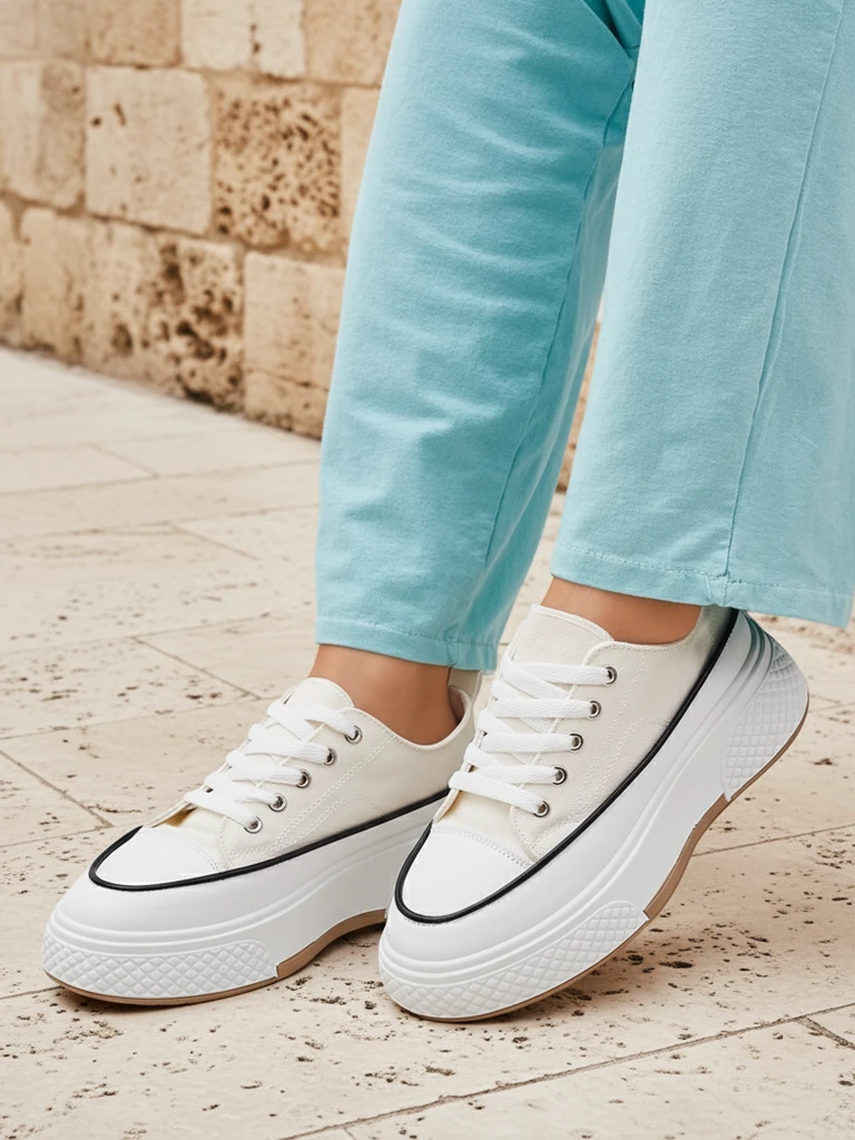 Royalfashion Женски платформи кецове Beemes