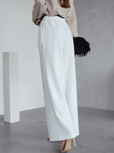 Royalfashion Широки дамски панталони с плисета