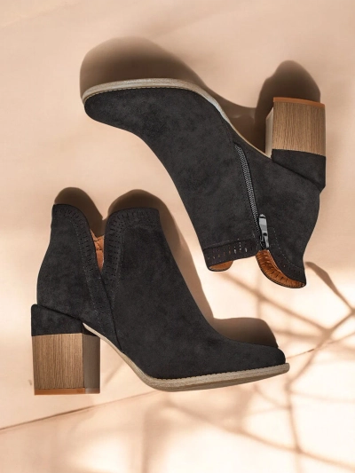 Дамски глезенки Royalfashion на ток Vettot