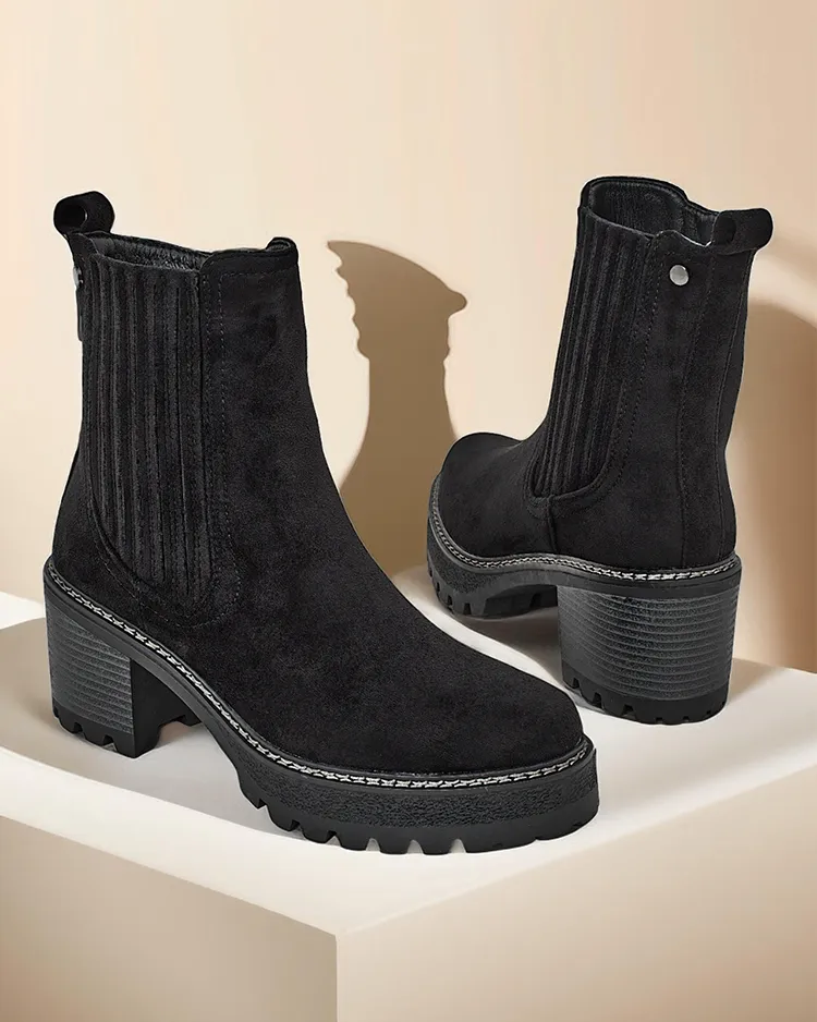 Дамски ботуши от еко велур на Royalfashion в публикация от Segiag