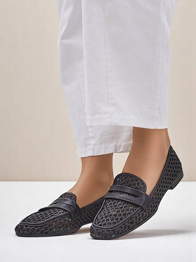 Royalfashion ажурни дамски мокасини Azuros