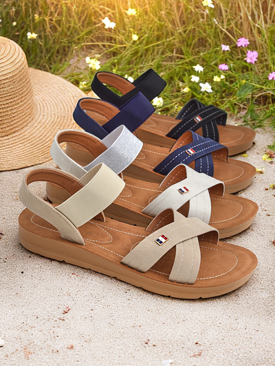 Royalfashion еластични дамски сандали Zerefis