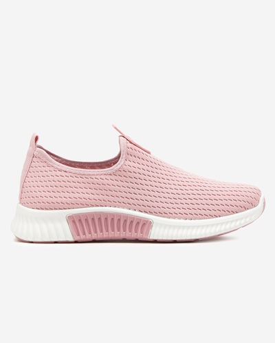Różowe damskie wsuwane buty sportowe Banila - Obuwie
