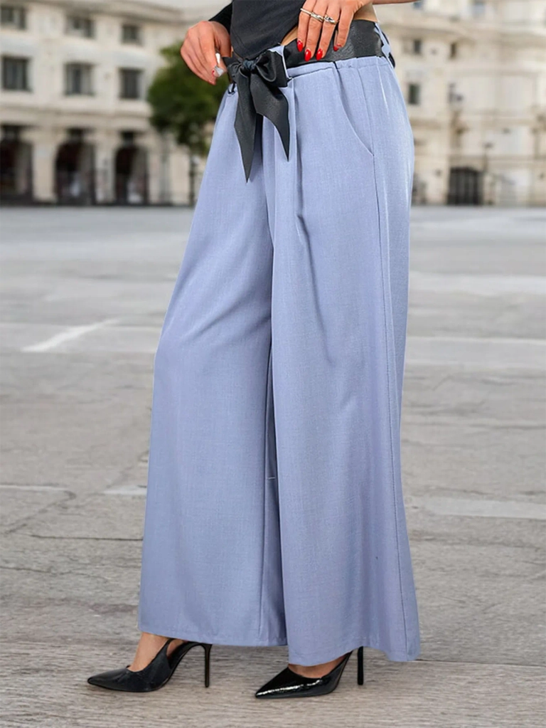 Royalfashion Дамски широки панталони