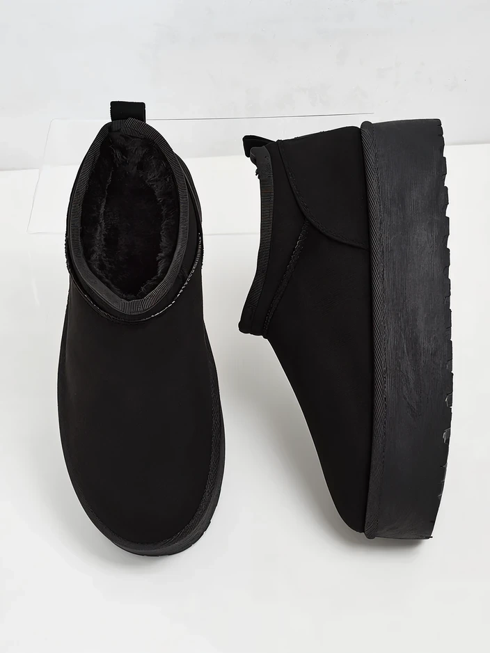 Royalfashion Дамски къси ботуши a'la snow boots Ozozi