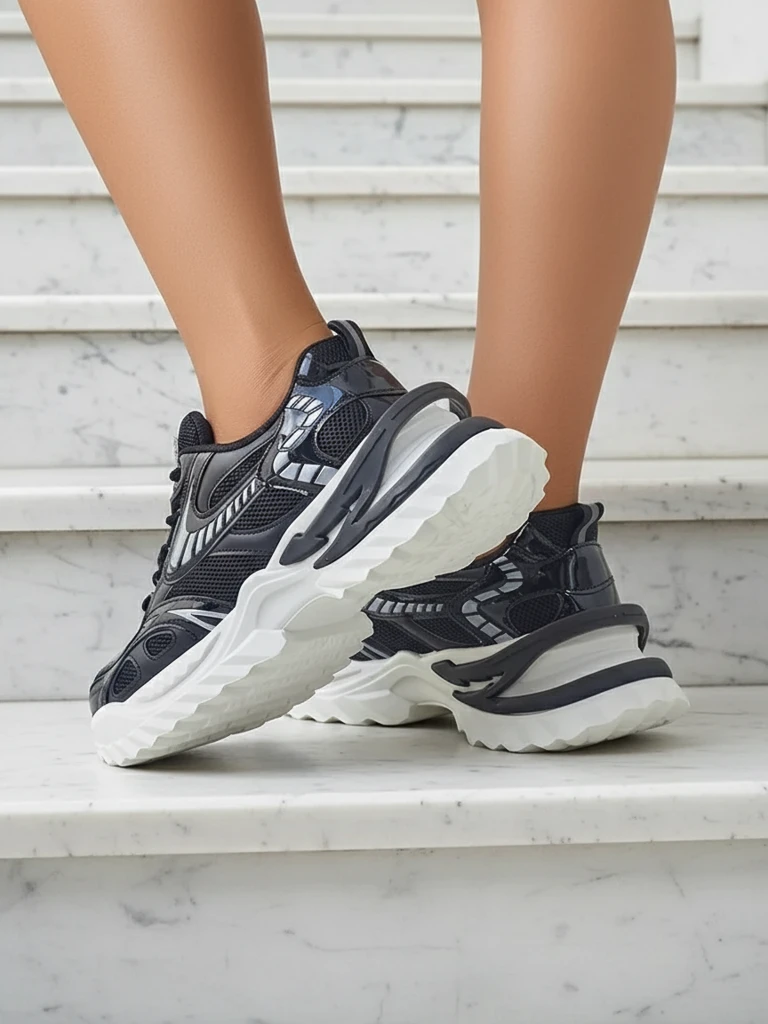 Royalfashion Дамски спортни маратонки на по-дебела подметка Nettes