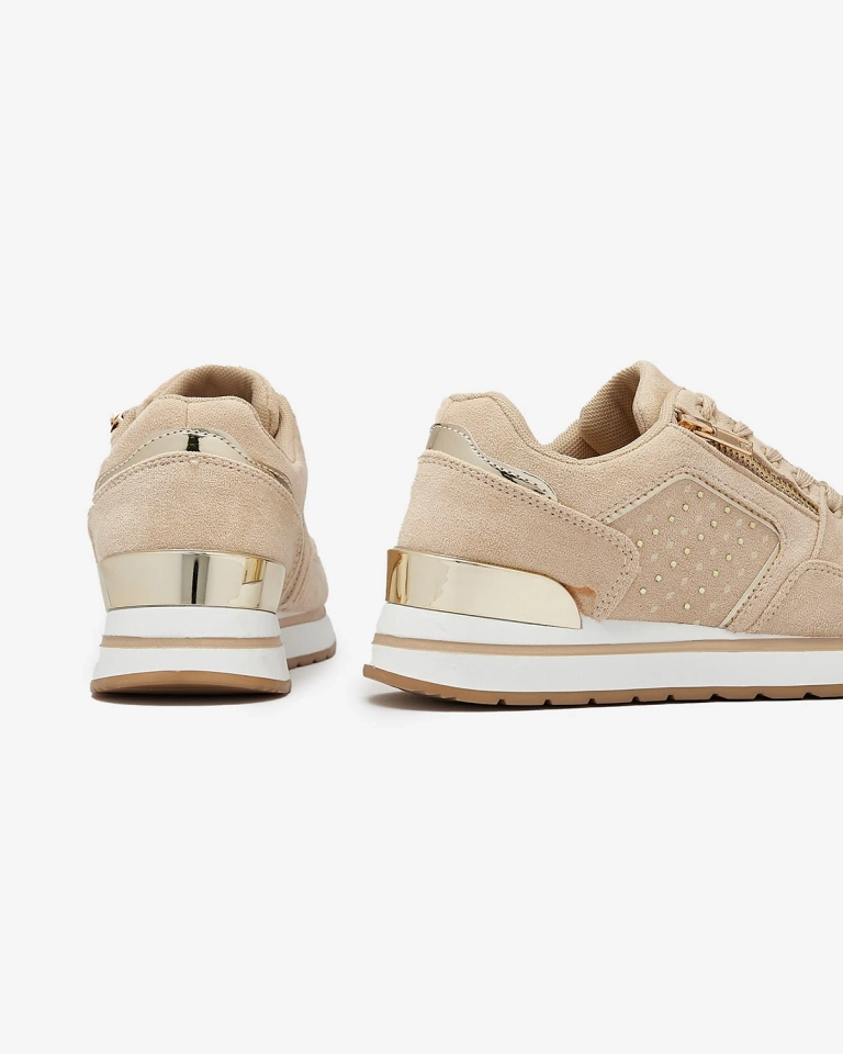 Дамски спортни обувки в светлокафяв цвят Vlindere - Обувки