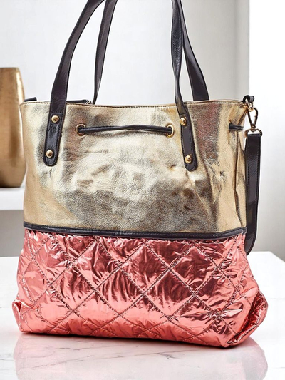 Royalfashion Дамска чанта тип шопер Large Golden Luxe Shopper