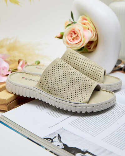 Royalfashion Дамски ажурни джапанки Ererra