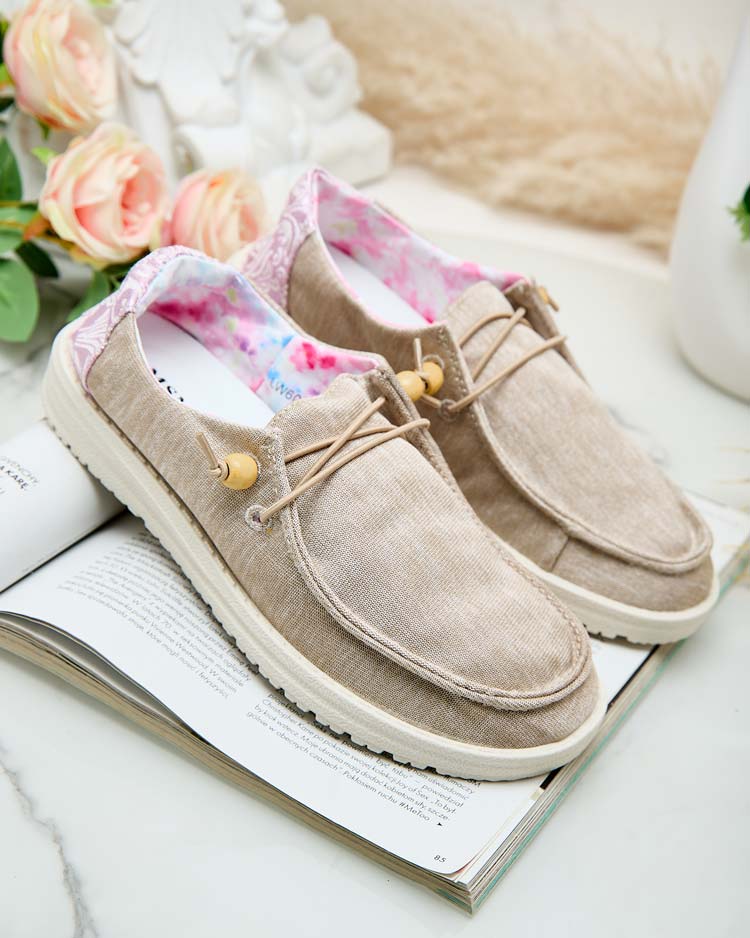 Royalfashion Women's Treppes Lace-up Half Shoes