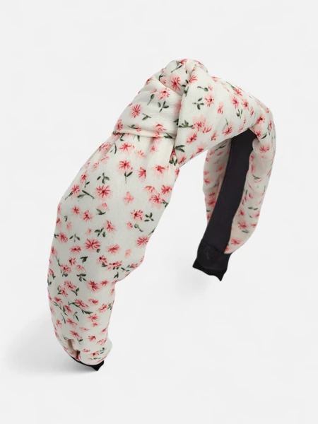 Royalfashion Лента за коса с плитка на цветя