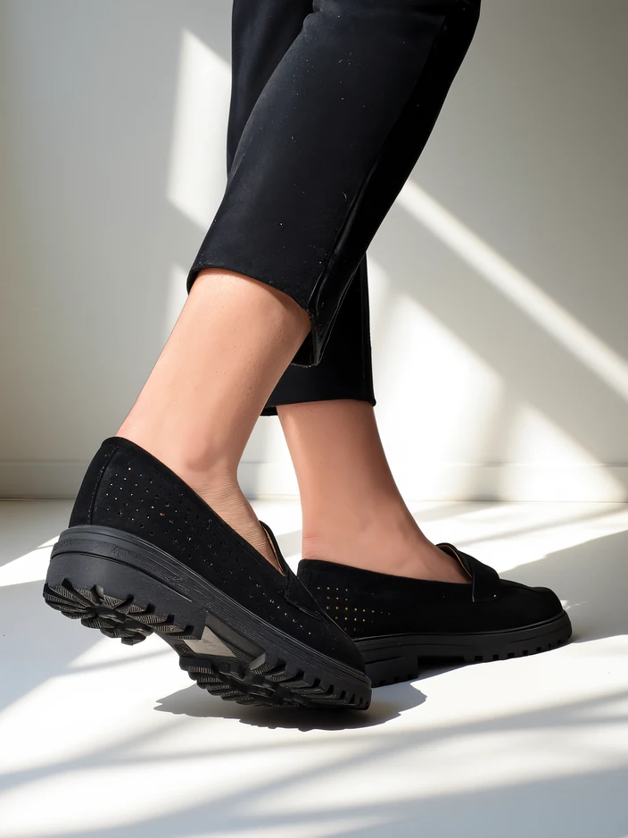 Royalfashion Дамски перфорирани мокасини Filoz