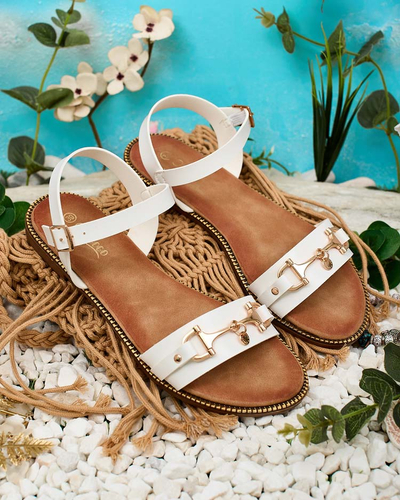 Royalfashion Декорирани дамски сандали Umbe