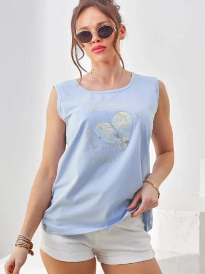 Рокля Royalfashion от памук с жартиер за жени с форма на сърце