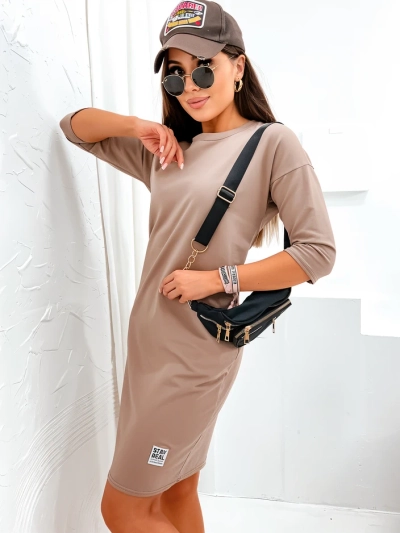 Royalfashion Женска платнена мини рокля