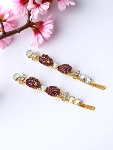 Royalfashion Фиби за коса с кристали и малки панделки Tiny Bows