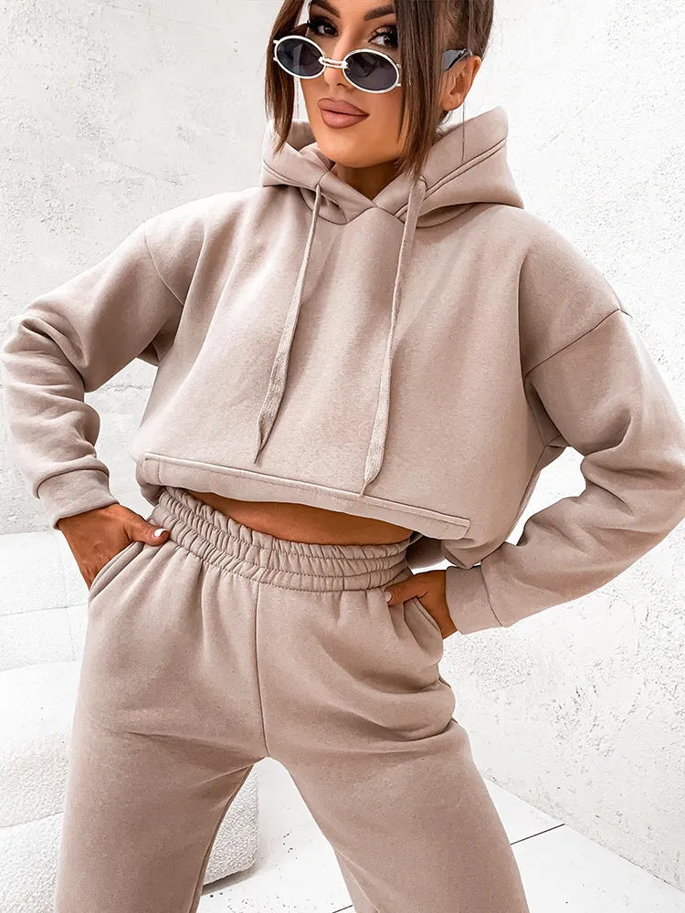 Royalfashion Памучен дамски комплект с потник