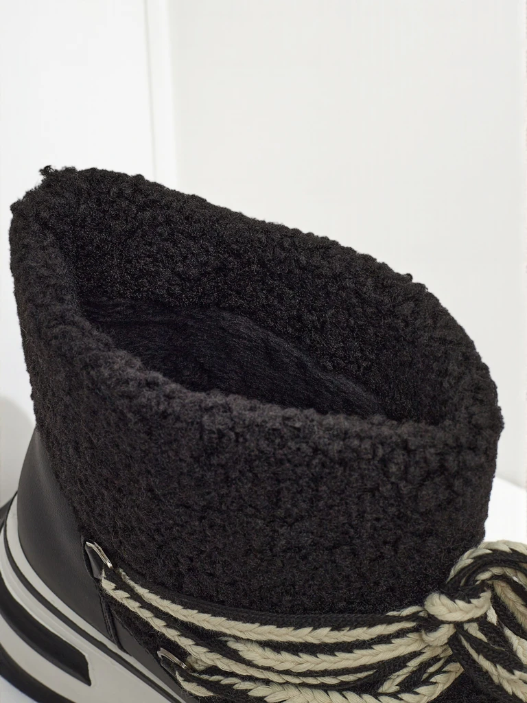 Дамски боти тип снегоходки с пух Verruna