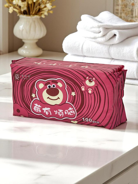 Памучни мокри кърпички 100 бр.