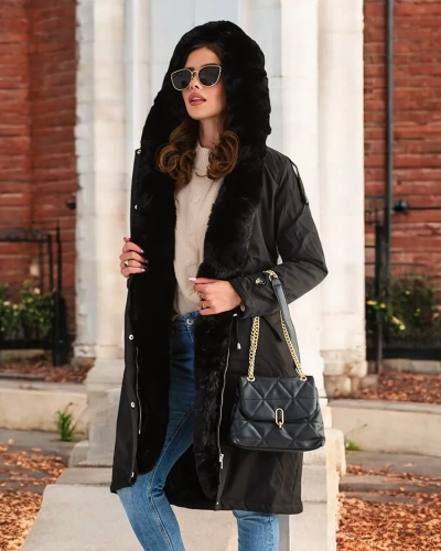 Royalfashion Дълго дамско палто