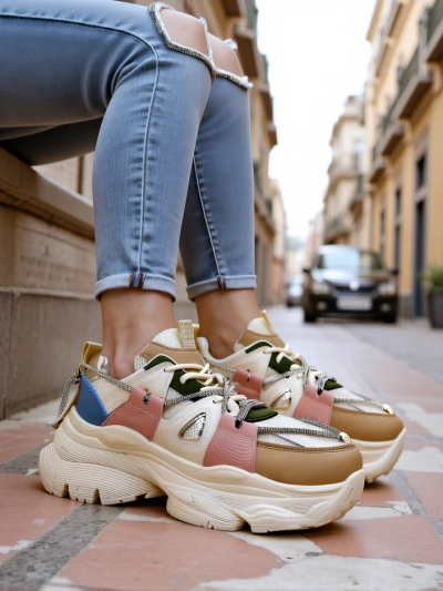 Кецове на Royalfashion за жени на по-дебела подметка Reterri